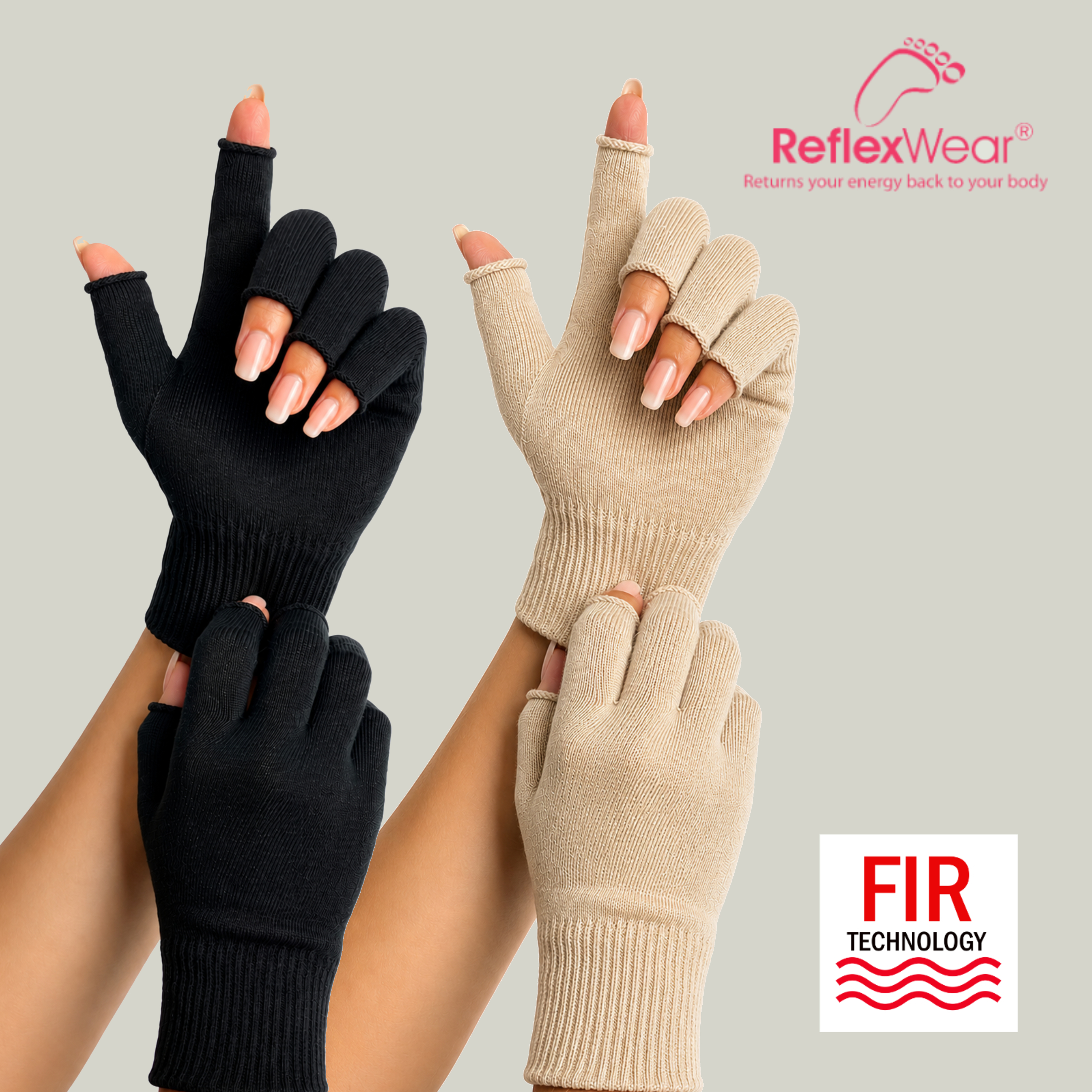 ReflexWear® (Celliant) - Gloves, without fingertips